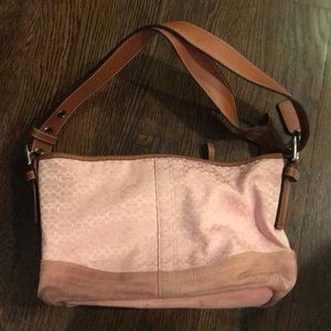 Pink coach purse